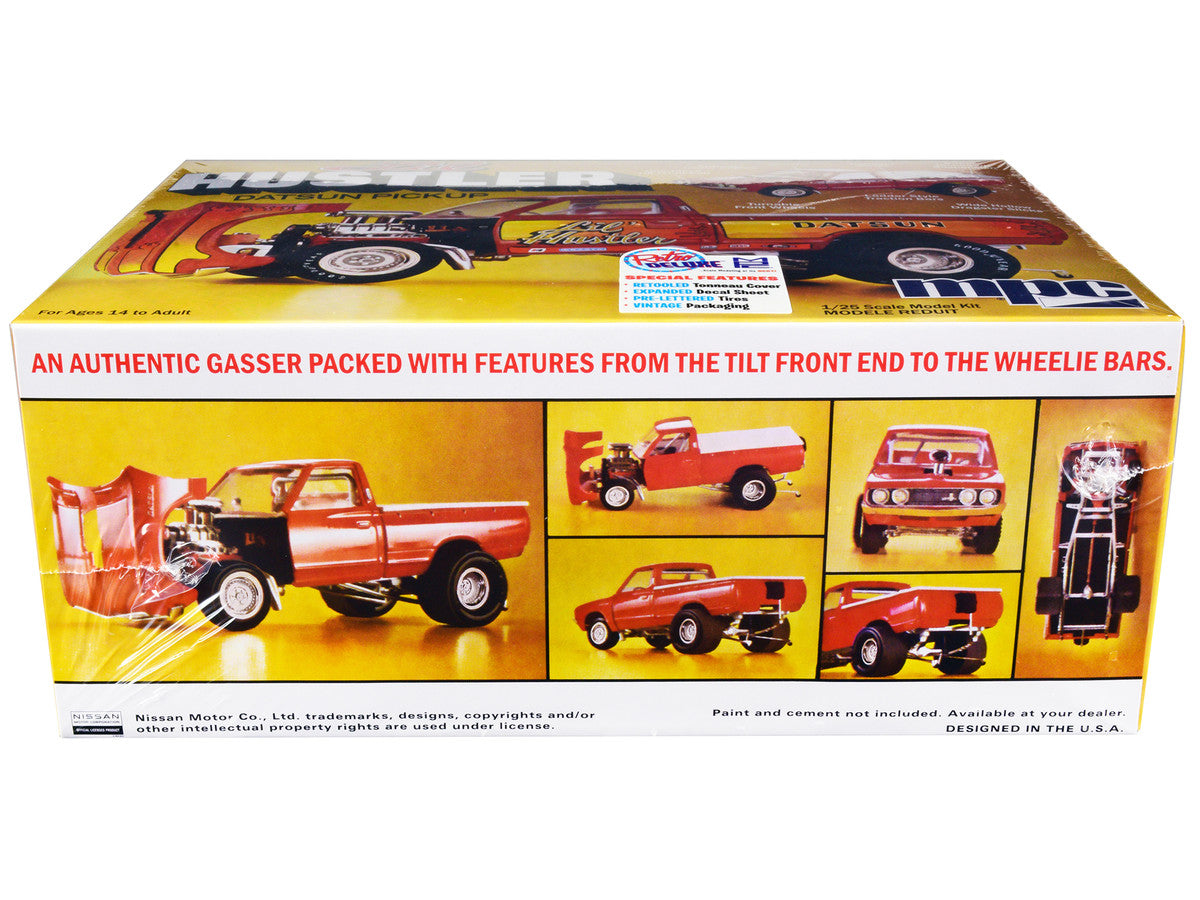 Skill 2 Model Kit 1975 Datsun Pickup Truck "Lil Hustler" 1/25 Scale Model by MPC LuxuryLifeWay Online Store