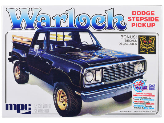 Skill 2 Model Kit 1977 Dodge Warlock Stepside Pickup Truck 1/25 Scale Model by MPC LuxuryLifeWay Online Store