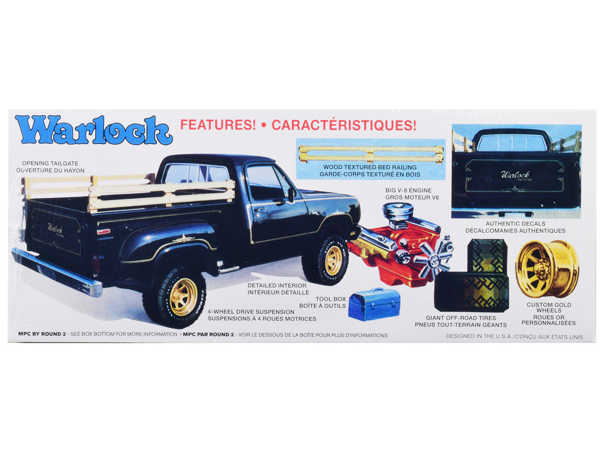 Skill 2 Model Kit 1977 Dodge Warlock Stepside Pickup Truck 1/25 Scale Model by MPC LuxuryLifeWay Online Store