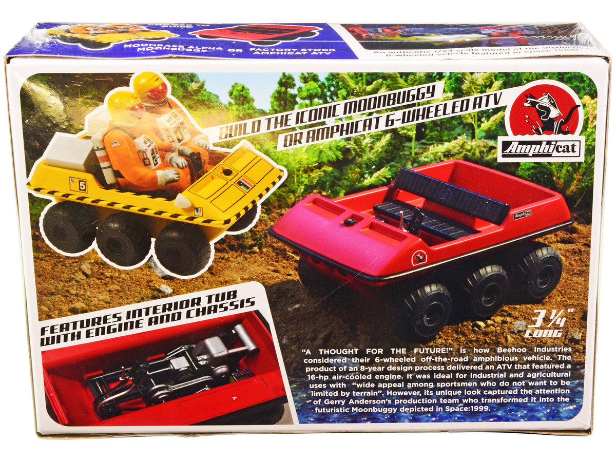 Skill 2 Moonbuggy/Amphicat 6-Wheeled ATV "Space: 1999" (1975-1977) TV Show 2-in-1 Model Kit 1/24 Scale Model by MPC LuxuryLifeWay Online Store