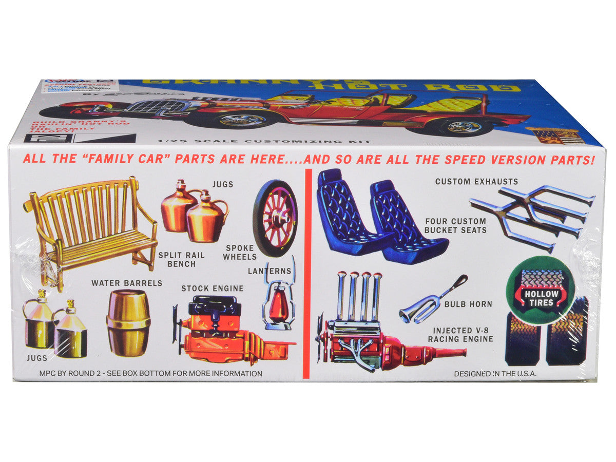 Skill 2 Model Kit Granny's Hot Rod By George Barris 2-in-1 Kit 1/25 Scale Model by MPC LuxuryLifeWay Online Store