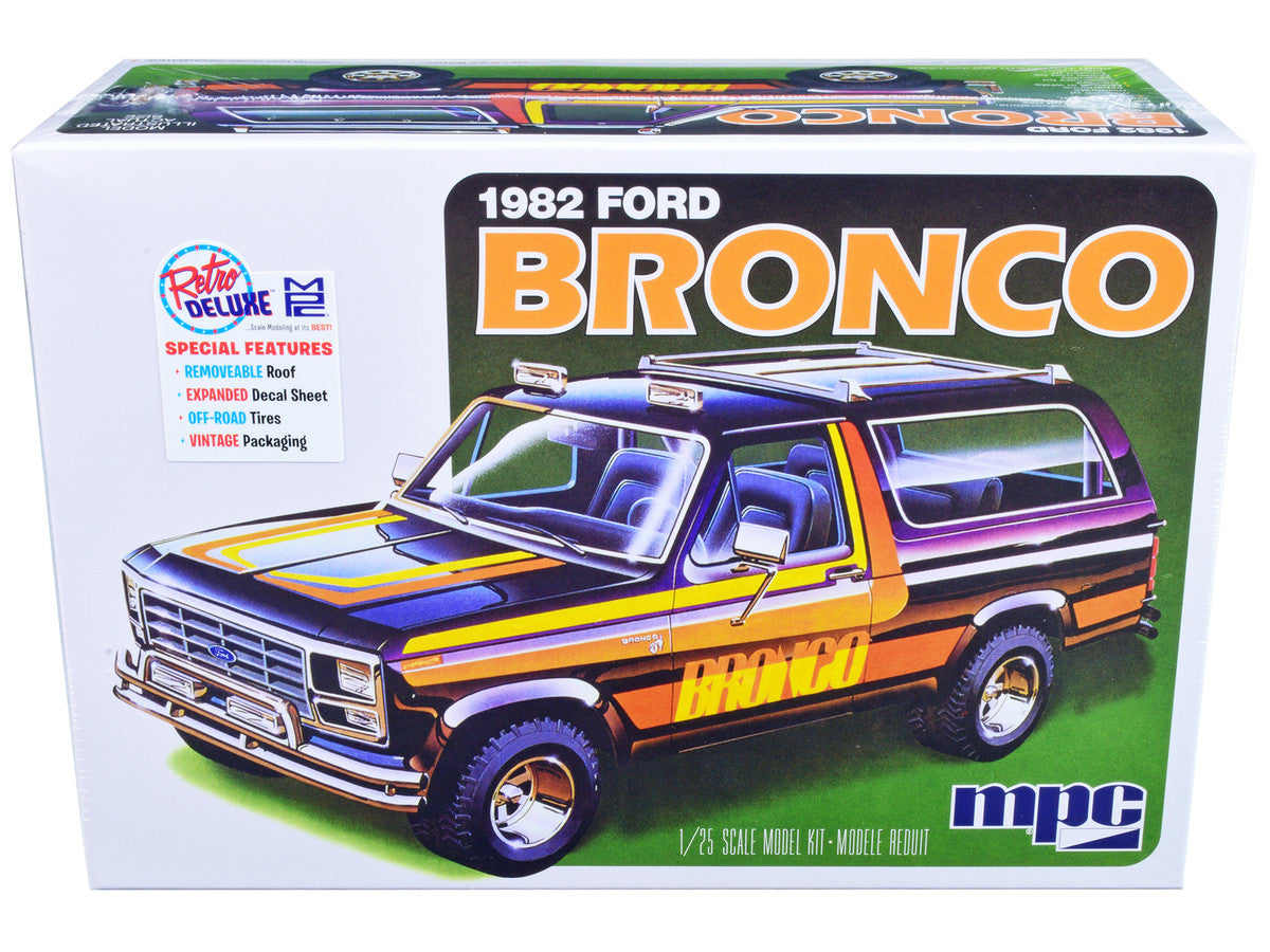 Skill 2 Model Kit 1982 Ford Bronco 1/25 Scale Model by MPC LuxuryLifeWay Online Store