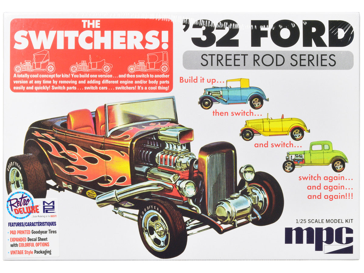 Skill 2 Model Kit 1932 Ford Street Rod Series "The Switchers" 1/25 Scale Model by MPC LuxuryLifeWay Online Store