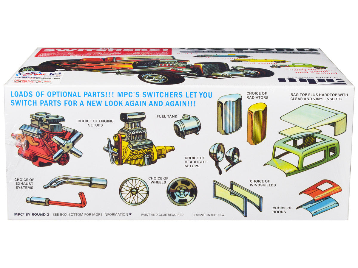 Skill 2 Model Kit 1932 Ford Street Rod Series "The Switchers" 1/25 Scale Model by MPC LuxuryLifeWay Online Store