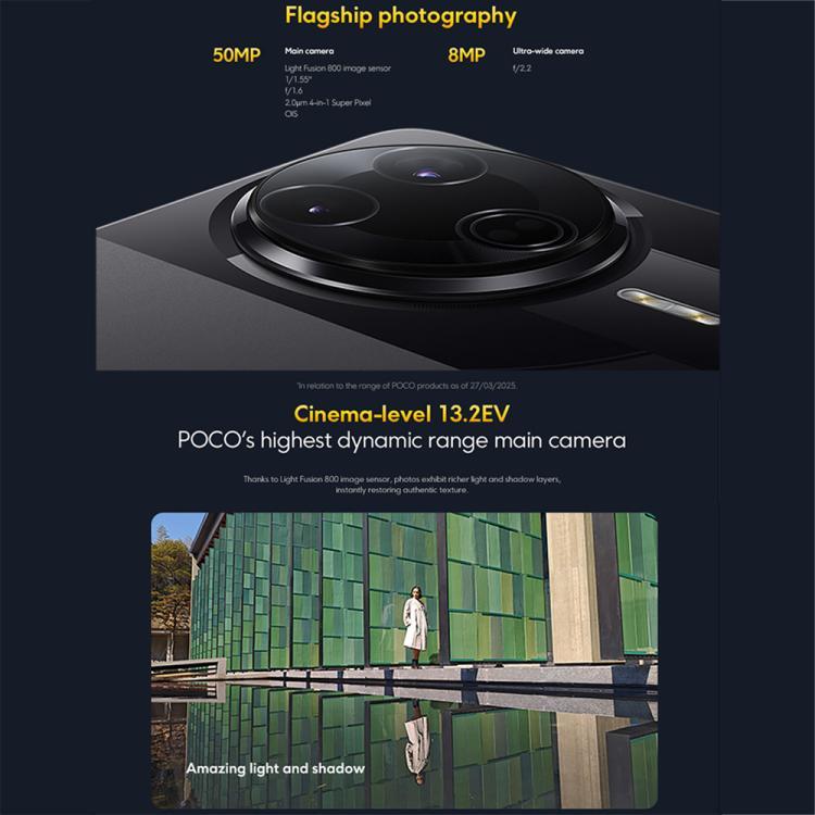 [HK Warehouse] Xiaomi POCO F7 Pro Global, 12GB+256GB, In-screen Fingerprint, 6.67 inch Xiaomi HyperOS 2 Snapdragon 8 Gen 3 Octa Core, NFC, Network: 5G (Black)