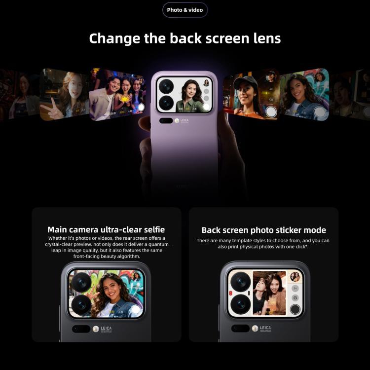 Xiaomi 17 Pro Max, 16GB+512GB, 3D Ultrasonic Fingerprint, 6.9 inch + 2.9 inch Xiaomi HyperOS 3 Snapdragon 8 Elite Gen 5 Octa Core, NFC, Network: 5G (Black)