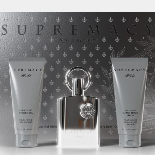Afnan Supremacy Silver 3 Piece Gift Set LuxuryLifeWay Online Store