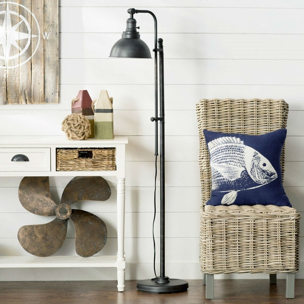 65-inch Tall Floor Lamp Task Light in Distressed Metal Finish LuxuryLifeWay Online Store