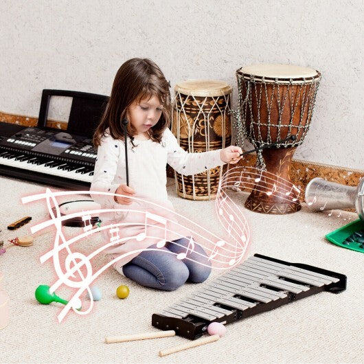 30 Notes Percussion with Practice Pad Mallets Sticks Stand LuxuryLifeWay Online Store