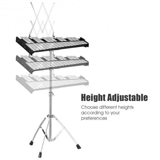 30 Notes Percussion with Practice Pad Mallets Sticks Stand LuxuryLifeWay Online Store