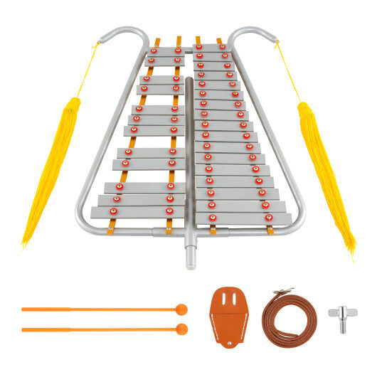 Marching Glockenspiel 29 Note Bell Lyre for Marching Band-Silver LuxuryLifeWay Online Store
