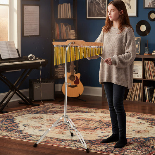 36-Bar Single-Row Chimes Percussion Instrument-Golden LuxuryLifeWay Online Store