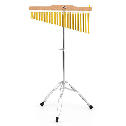 36-Bar Single-Row Chimes Percussion Instrument-Golden LuxuryLifeWay Online Store