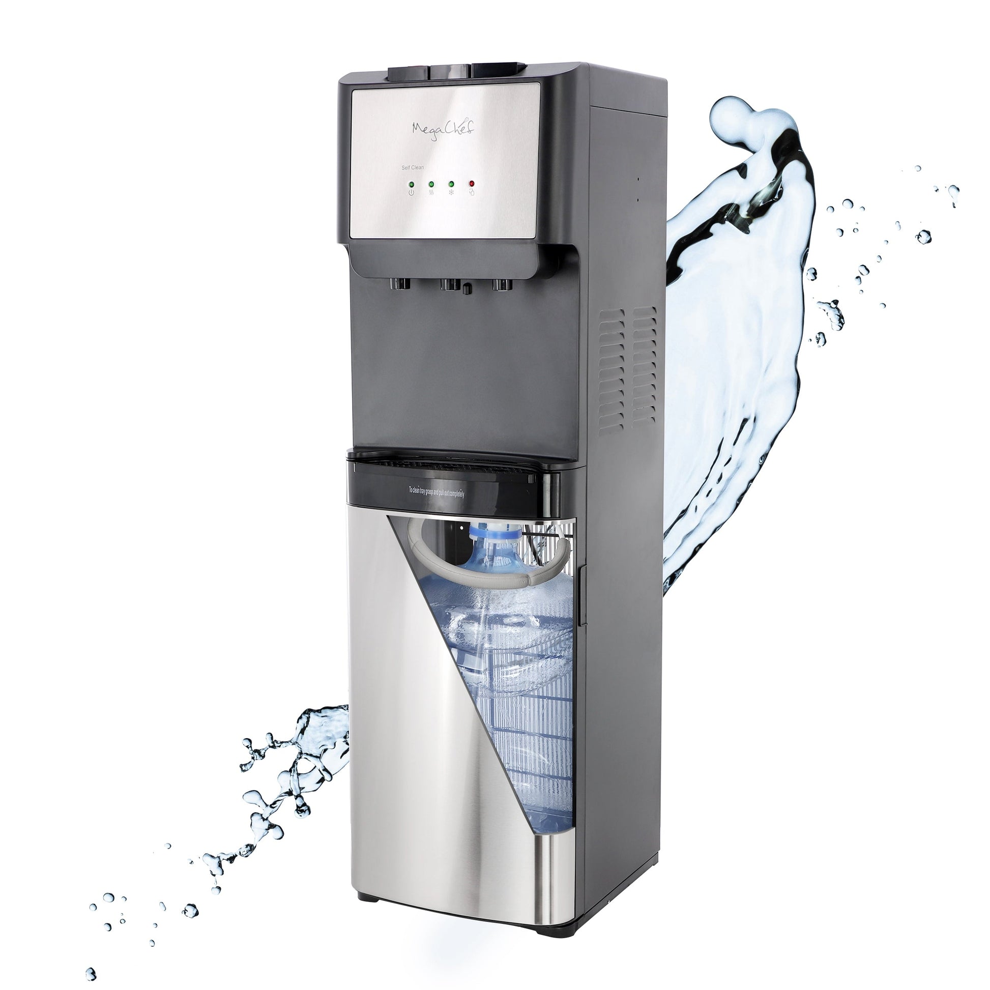 MegaChef 5 Gallon Hot, Room Temp and Cold Water Bottom Load Water Dispenser with UV Self-Cleaning LuxuryLifeWay Online Store