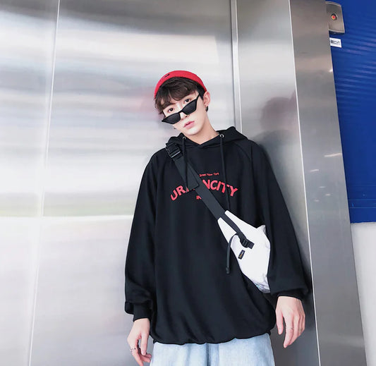 Hooded Sweatshirt - Casual Top