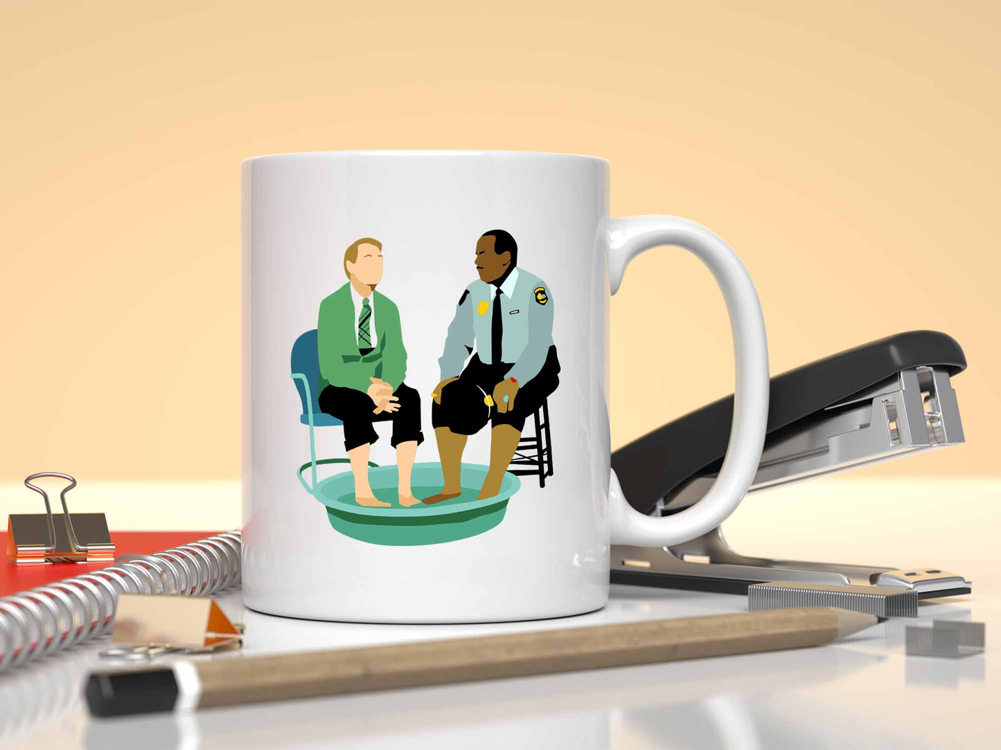 Fred and Officer Clemmons Coffee Mug