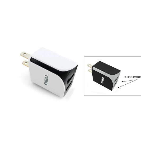 10 Watt 2.1 Amp Dual USB Car Charger White LuxuryLifeWay Online Store