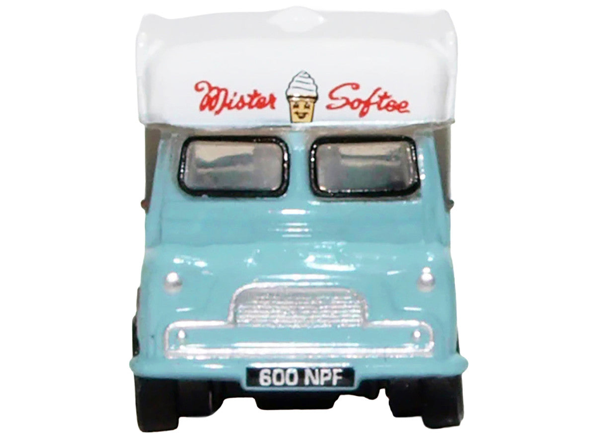 Bedford CA Ice Cream Van "Mister Softee" Light Blue with White Top 1/148 (N) Scale Diecast Model Car by Oxford Diecast LuxuryLifeWay Online Store