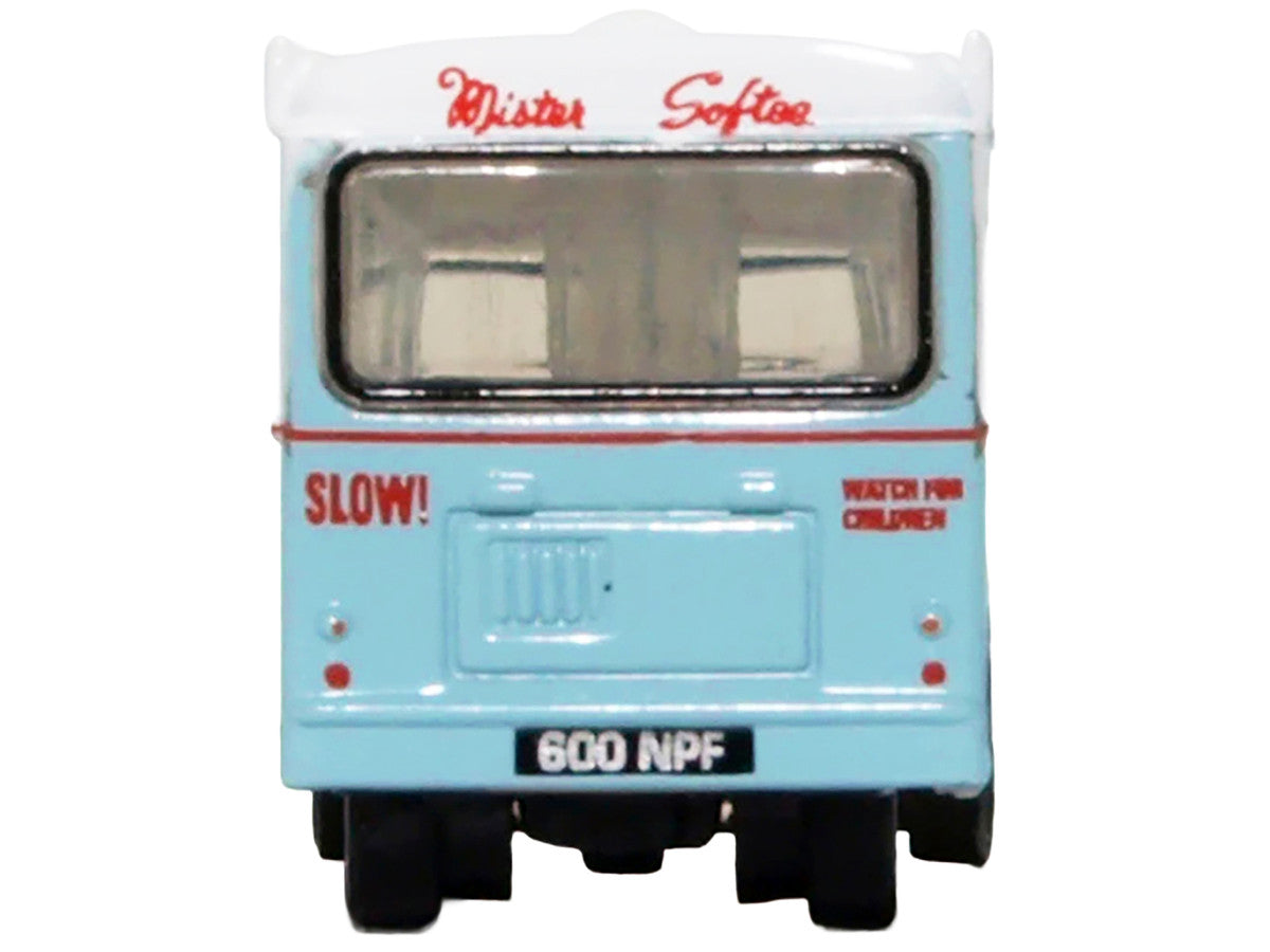 Bedford CA Ice Cream Van "Mister Softee" Light Blue with White Top 1/148 (N) Scale Diecast Model Car by Oxford Diecast LuxuryLifeWay Online Store