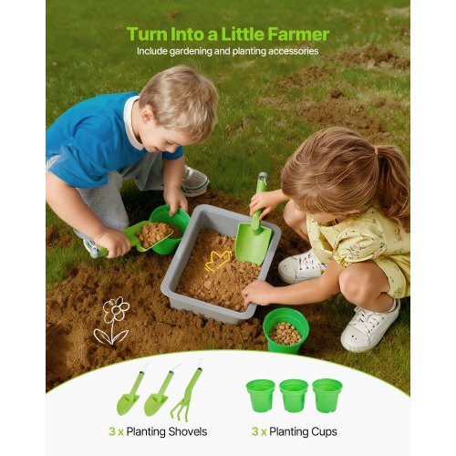 Mud Kitchen, Outdoor Mud Kitchen for Kids, Wood Outdoor Play Kitchens with Spoons, Sink, Tank, Sunshade Canopy, Shovels, Cookware Pots and Accessories, Wooden Play Kitchens for Home, Lawn LuxuryLifeWay Online Store