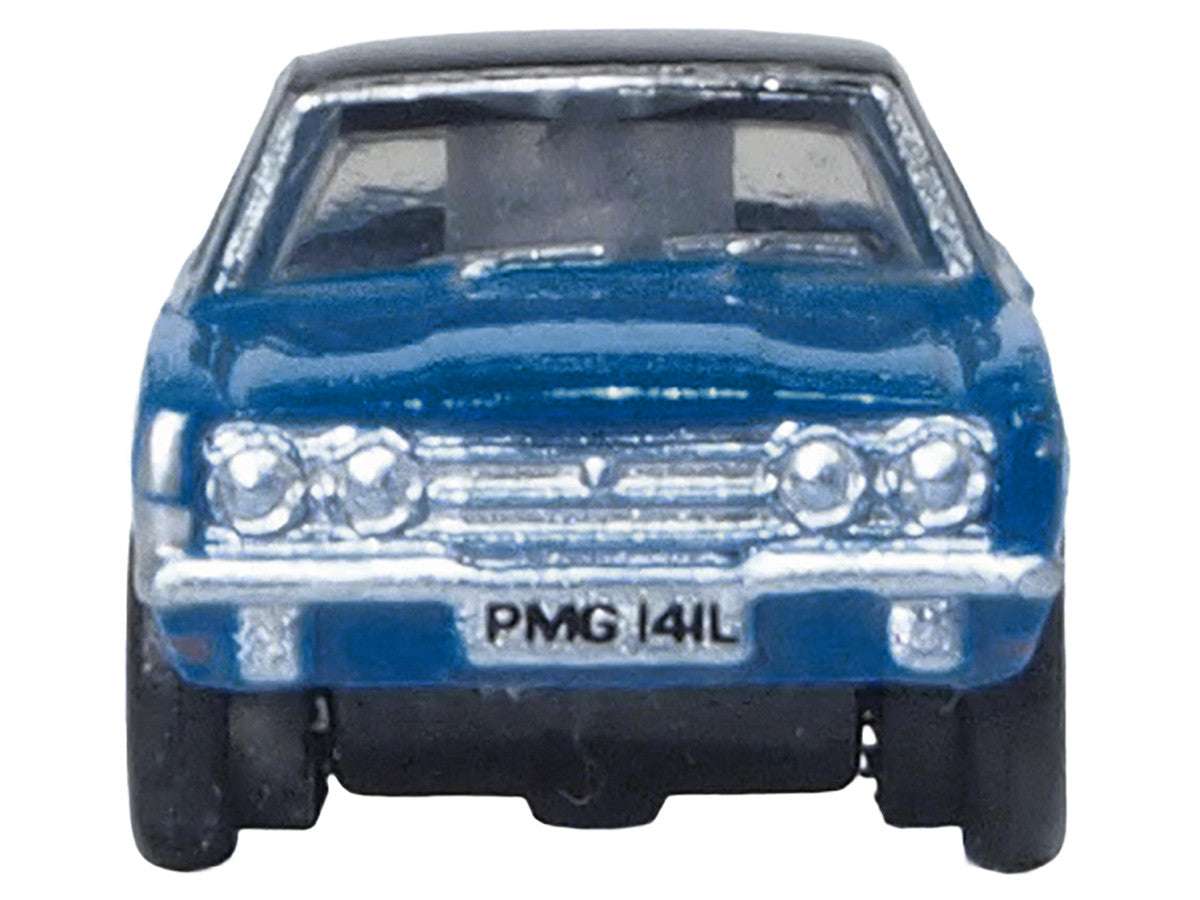 Ford Cortina MKIII RHD (Right Hand Drive) Electric Monza Blue with Black Top 1/148 (N) Scale Diecast Model Car by Oxford Diecast LuxuryLifeWay Online Store
