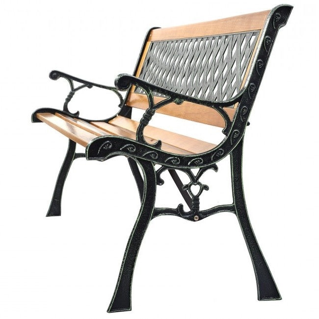 FarmHome Outdoor Patio Park Cast Iron Garden Porch Chair Bench LuxuryLifeWay Online Store