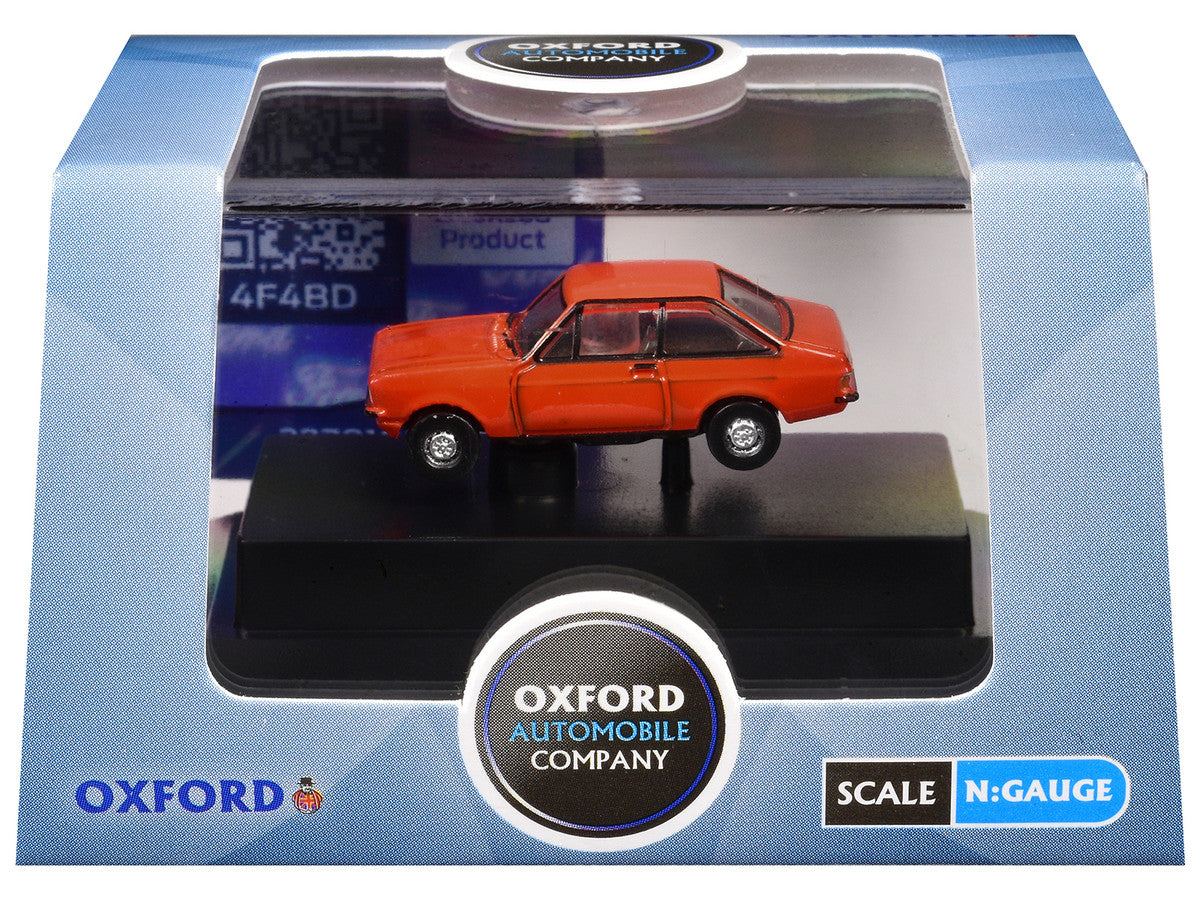 Ford Escort Mk2 RHD (Right Hand Drive) Carnival Red 1/148 (N) Scale Diecast Model Car by Oxford Diecast LuxuryLifeWay Online Store