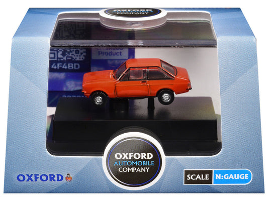 Ford Escort Mk2 RHD (Right Hand Drive) Carnival Red 1/148 (N) Scale Diecast Model Car by Oxford Diecast LuxuryLifeWay Online Store