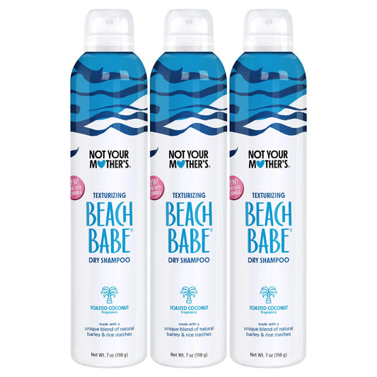 Not Your Mother's Beach Babe Dry Shampoo (3-Pack) - 7 oz Dry Shampoo - Instantly Absorbs Oil - Hair Essentials for Back to School 7 Ounce (Pack of 3)