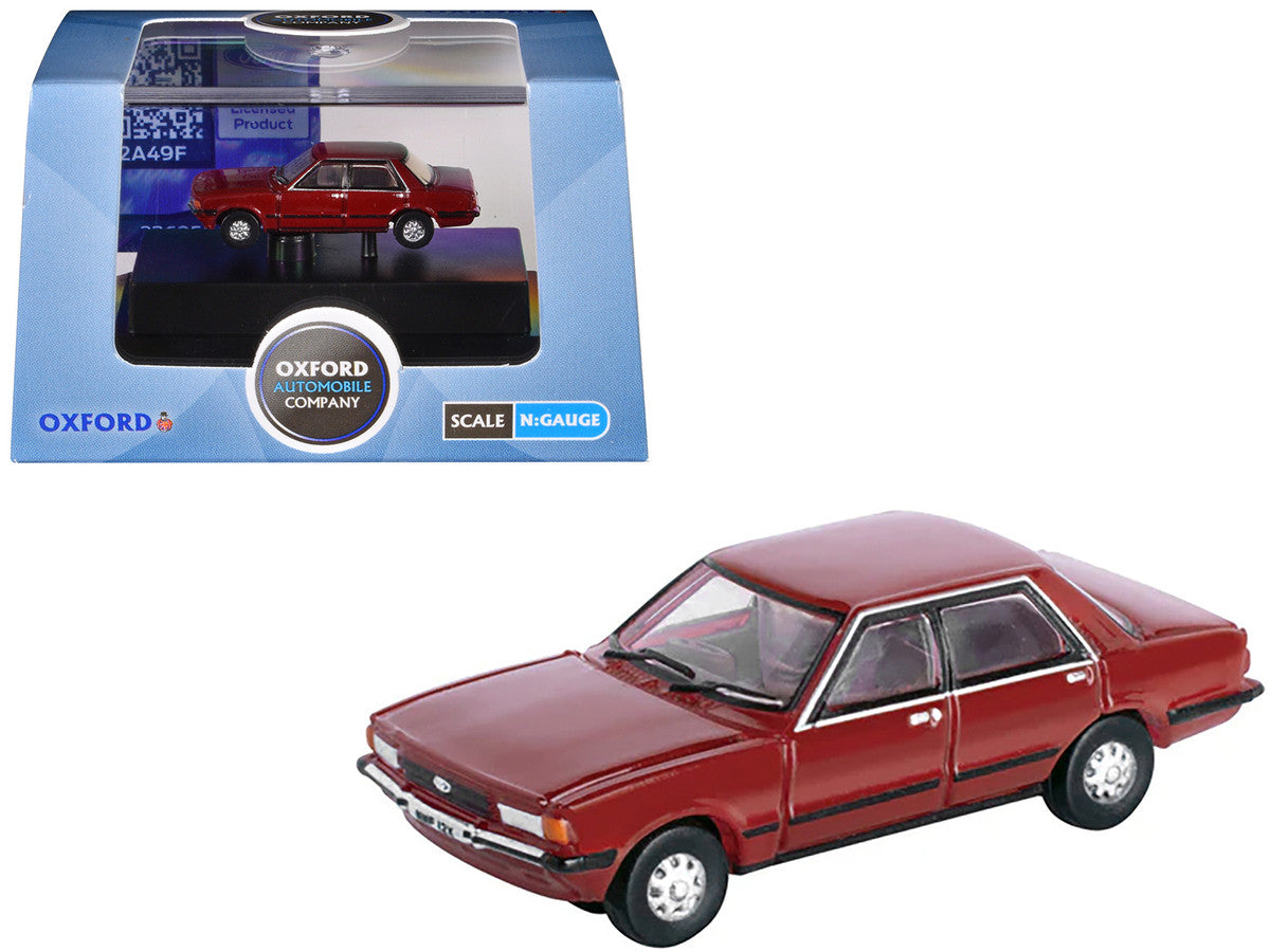Ford Cortina MKV RHD (Right Hand Drive) Cardinal Red 1/148 (N) Scale Diecast Model Car by Oxford Diecast LuxuryLifeWay Online Store