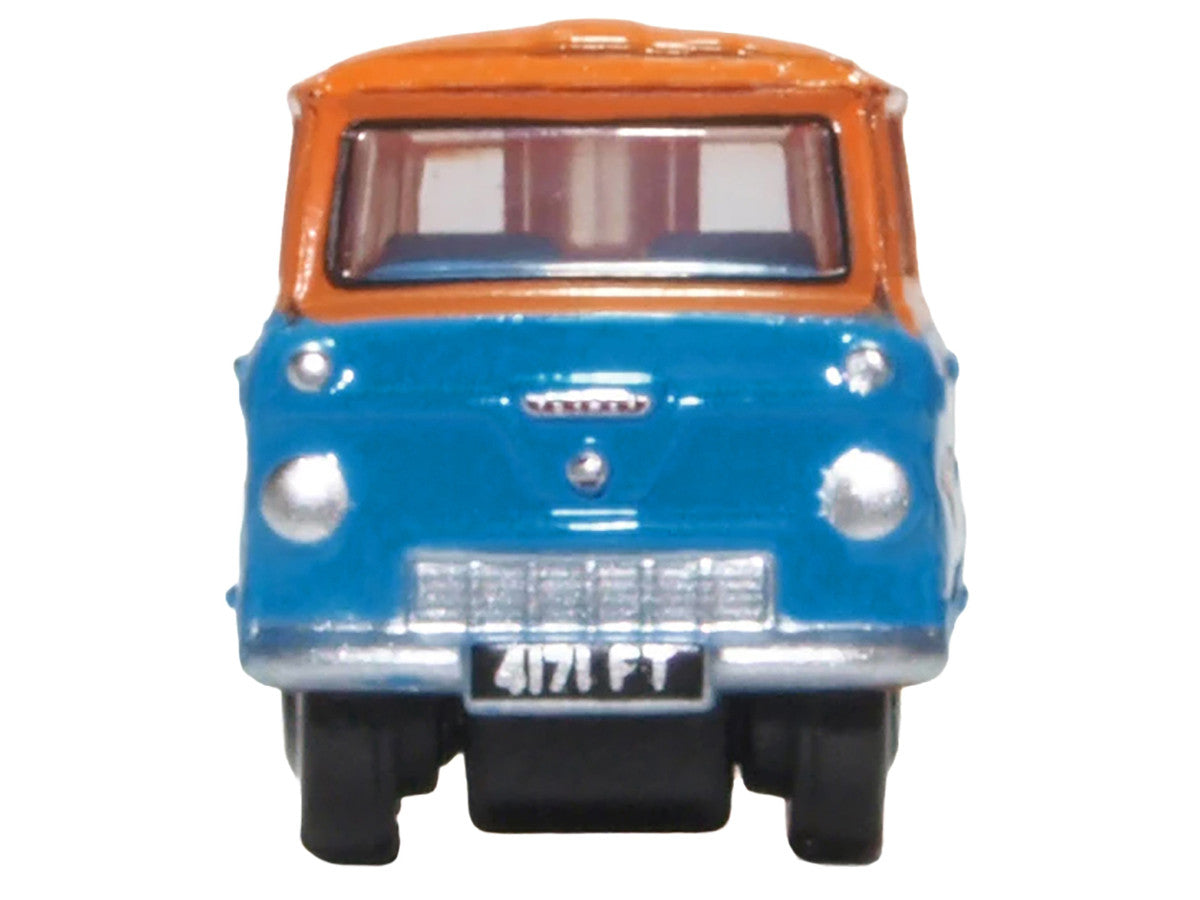 Ford 400E Van RHD (Right Hand Drive) "Fordson Super Service" Blue and Orange 1/148 (N) Scale Diecast Model Car by Oxford Diecast LuxuryLifeWay Online Store