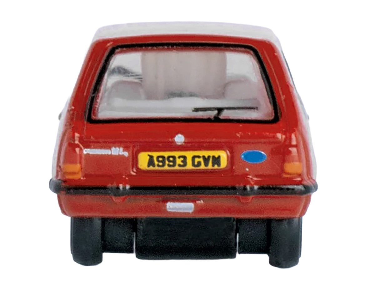 Ford Fiesta Mk1 RHD (Right Hand Drive) Venetian Red 1/148 (N) Scale Diecast Model Car by Oxford Diecast LuxuryLifeWay Online Store