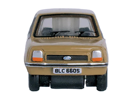 Ford Fiesta Mk1 RHD (Right Hand Drive) Nevada Beige 1/148 (N) Scale Diecast Model Car by Oxford Diecast LuxuryLifeWay Online Store