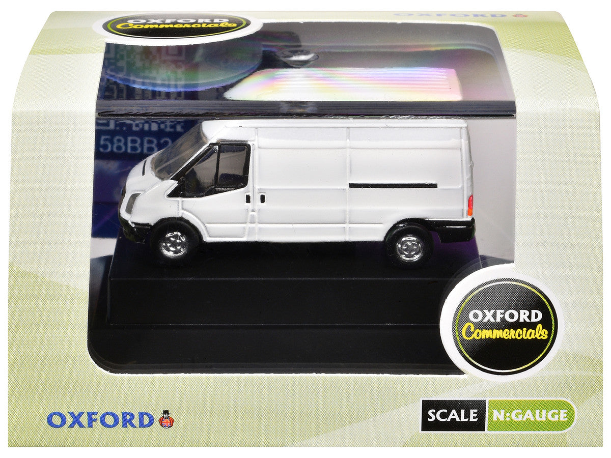 2006 Ford Transit LWB High Roof Van White 1/148 (N) Scale Diecast Model Car by Oxford Diecast LuxuryLifeWay Online Store