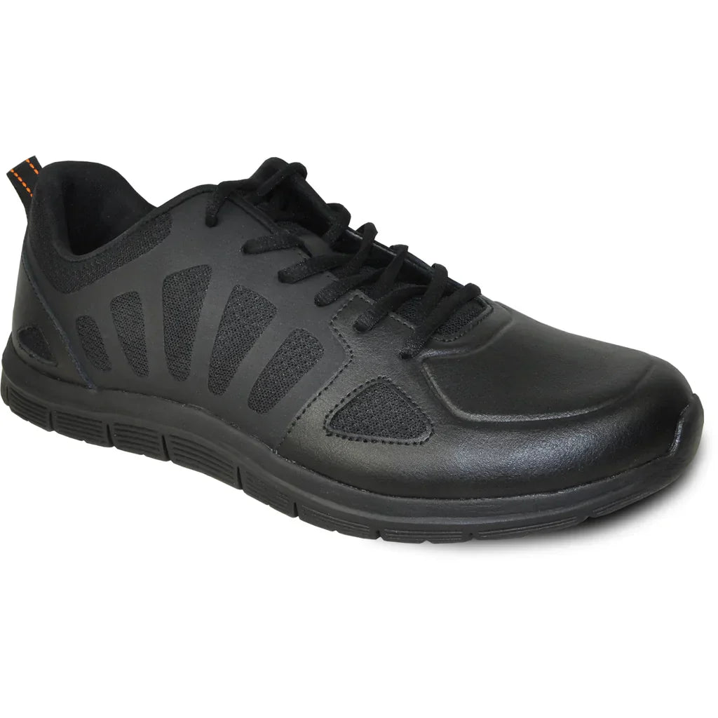 VANGELO Men Slip Resistant Shoe NICK-1 Black LuxuryLifeWay Online Store