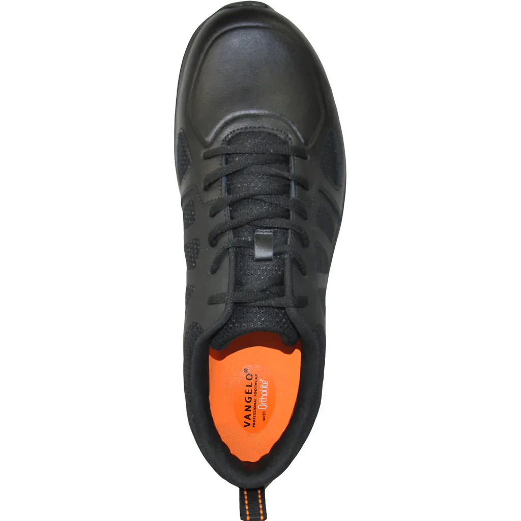 VANGELO Men Slip Resistant Shoe NICK-1 Black LuxuryLifeWay Online Store