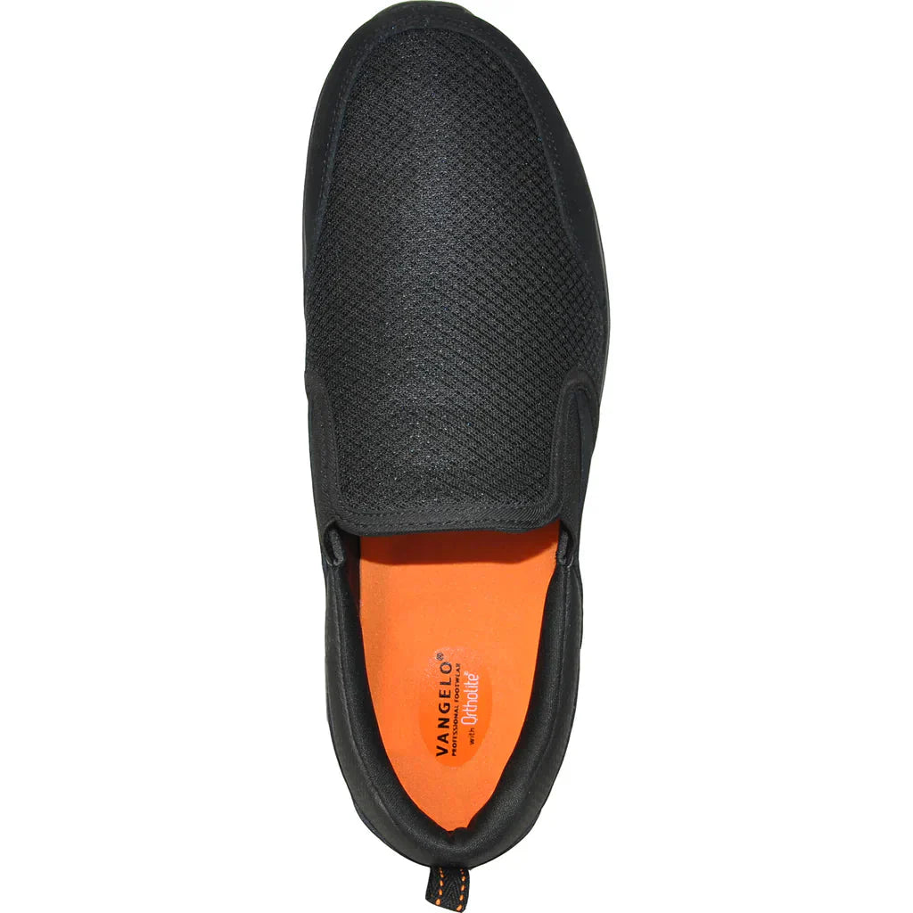 VANGELO Men Slip Resistant Shoe NICK-2 Black LuxuryLifeWay Online Store