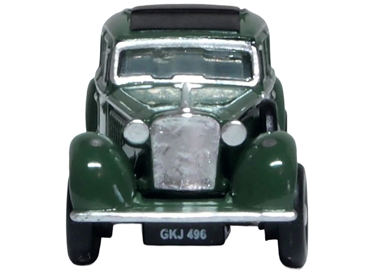 Jaguar SS RHD (Right Hand Drive) Suede Green with Black Top 1/148 (N) Scale Diecast Model Car by Oxford Diecast LuxuryLifeWay Online Store
