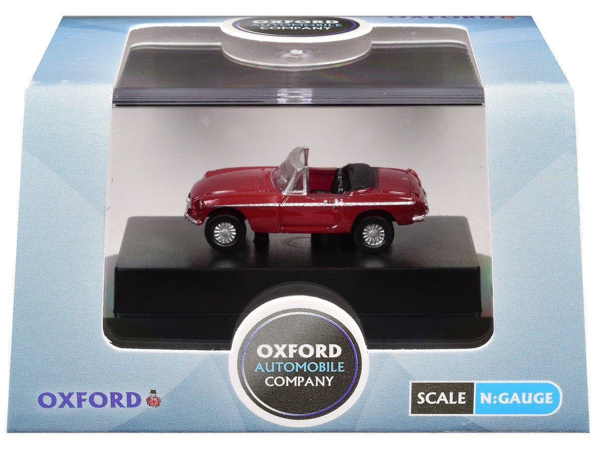 MG MGB Roadster RHD (Right Hand Drive) Tartan Red 1/148 (N) Scale Diecast Model Car by Oxford Diecast LuxuryLifeWay Online Store