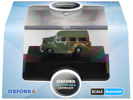 Morris Minor Traveller Almond Green 1/148 (N) Scale Diecast Model Car by Oxford Diecast LuxuryLifeWay Online Store