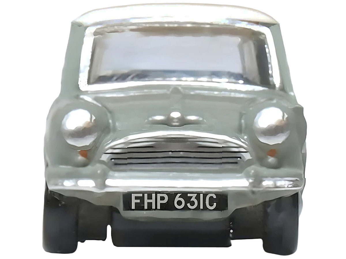 Mini Classic Tweed Gray with Cream Top 1/148 (N) Scale Diecast Model Car by Oxford Diecast LuxuryLifeWay Online Store