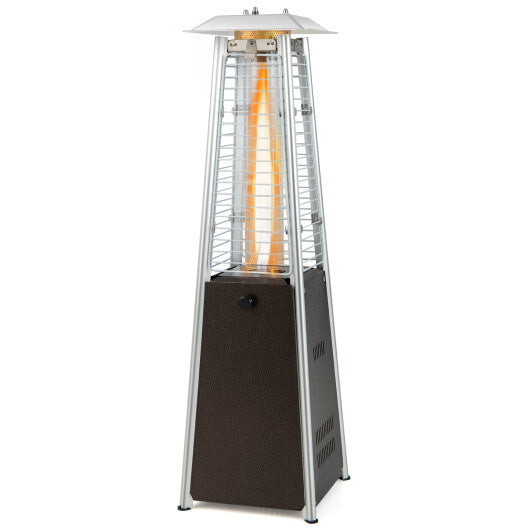 10000 BTU Portable Steel Tabletop Patio Heater with Glass Tube LuxuryLifeWay Online Store