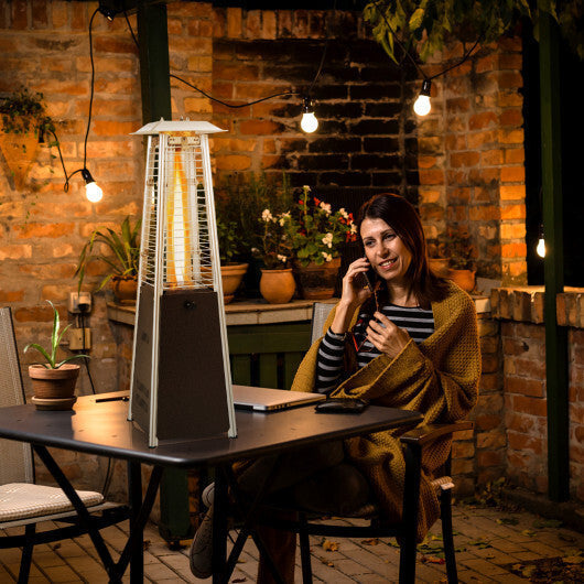 10000 BTU Portable Steel Tabletop Patio Heater with Glass Tube LuxuryLifeWay Online Store