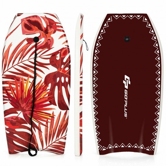 37 Inch Lightweight Surfboard With Fin EPS Core for Kids and Adults-M - Color: Red - Size: M LuxuryLifeWay Online Store
