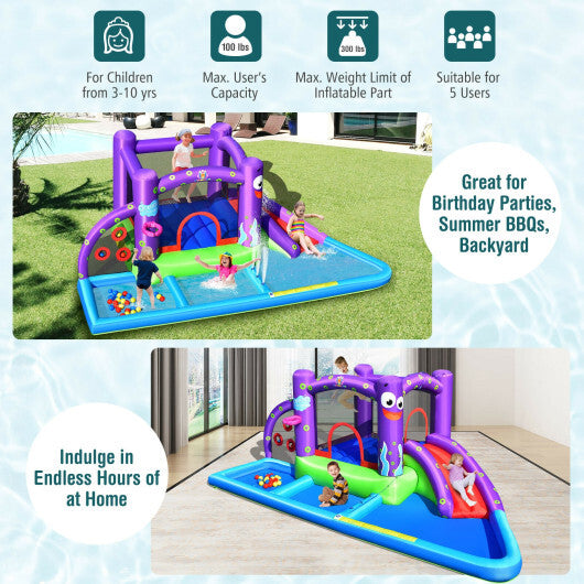 Inflatable Water Slide Castle without Blower LuxuryLifeWay Online Store