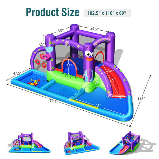 Inflatable Water Slide Castle without Blower LuxuryLifeWay Online Store
