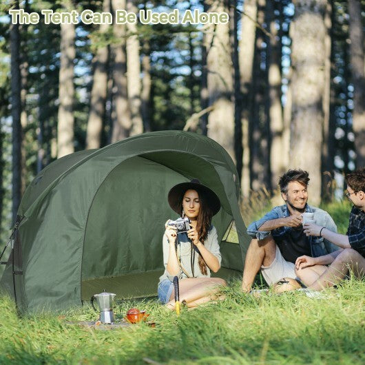 Cot Elevated Compact Tent Set with External Cover-Green LuxuryLifeWay Online Store