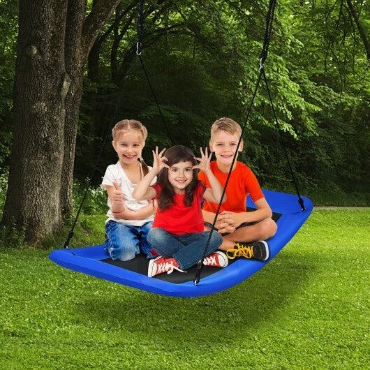 700lb Giant 60 Inch Platform Tree Swing for Kids and Adults-Blue - Color: Blue LuxuryLifeWay Online Store