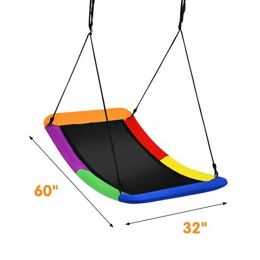 700lb Giant 60 Inch Platform Tree Swing for Kids and Adults-Multicolor LuxuryLifeWay Online Store