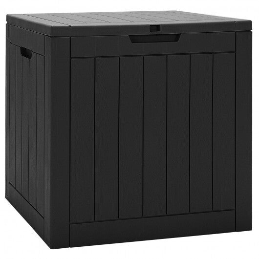 30 Gallon Deck Box Storage Container Seating Tools-Black - Color: Black LuxuryLifeWay Online Store